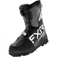 FXR Ботинки снегоходные X-Cross Pro BOA с утеплителем Black/White в Владивостоке