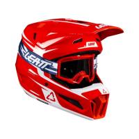 Leatt Шлем кроссовый 3.5 V26 Red + очки Vizion 3.5 в Владивостоке