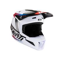 Leatt Шлем кроссовый Moto 2.5 Helmet Black/White 2024 в Владивостоке