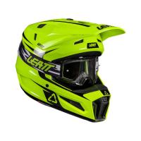 Leatt Шлем кроссовый 3.5 V26 Neon Yellow + очки Vizion 3.5 в Владивостоке