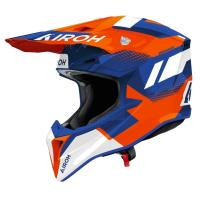 Airoh Шлем Wraaap Vision Orange-Blue Gloss в Владивостоке