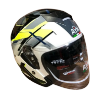 AiM Шлем JK526 Yellow/Grey/White в Владивостоке