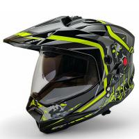 AIM Шлем кросс/эндуро JK802S Yellow/Grey/Black в Владивостоке