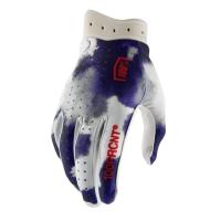 100% Мотоперчатки текстильные ITrack Blue/White 2026 в Владивостоке