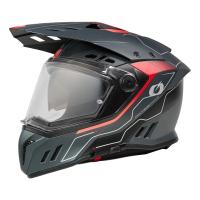 Oneal Шлем кроссовый со стеклом Sierra RS Echo красный/черный в Владивостоке