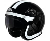 IXS Мотошлем открытый iXS 880 2.2 черно-серебристый в Владивостоке