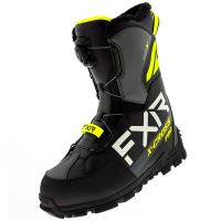 FXR Ботинки снегоходные X-Cross Pro BOA с утеплителем Black/Hi Vis в Владивостоке