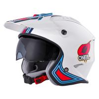 ONEAL Шлем открытый Volt MN1, глянец Белый/красный в Владивостоке