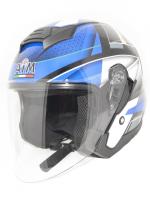 AiM Шлем открытый JK526 Blue/Grey/Black в Владивостоке