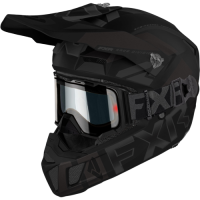 FXR Шлем Clutch Cold Stop QRS Electric 22 Black Ops в Владивостоке