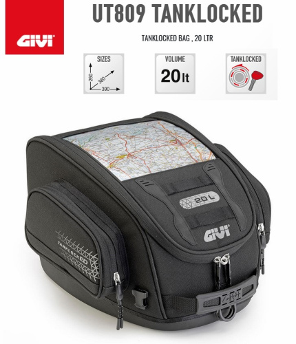 Givi Сумка на бак Tanklocked UT809 20л в Владивостоке