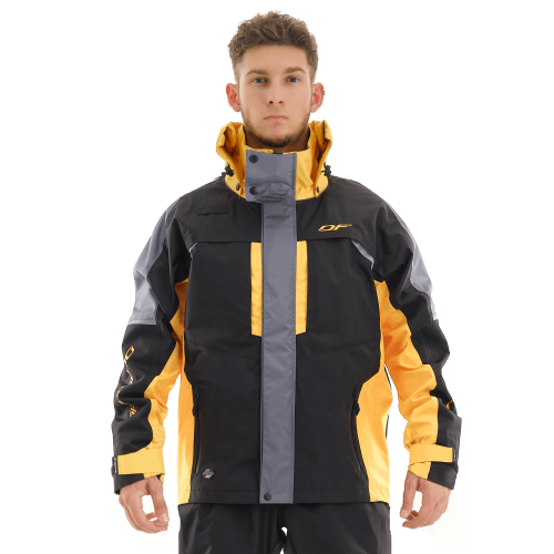 Dragonfly Куртка мембранная Quad Pro Black-yellow в Владивостоке