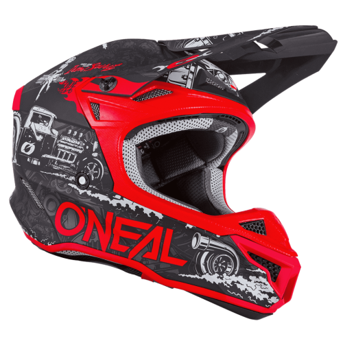 ONEAL Кроссовый шлем 5Series HR Черный/Красный в Владивостоке