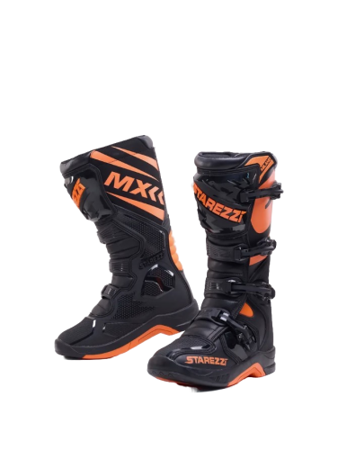 Starezzi Мотоботы Milano Black/Orange в Владивостоке