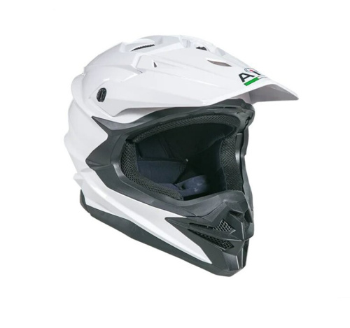AiM Шлем кроссовый JK803 White Glossy в Владивостоке