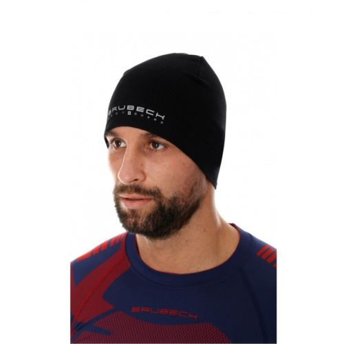 Brubeck Шапка шерстяная Active Wool Черная в Владивостоке