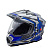 AIM Шлем кросс/эндуро JK802S Blue/Grey/Black в Владивостоке