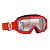 Scott Очки кроссовые Primal clear red/white clear works в Владивостоке