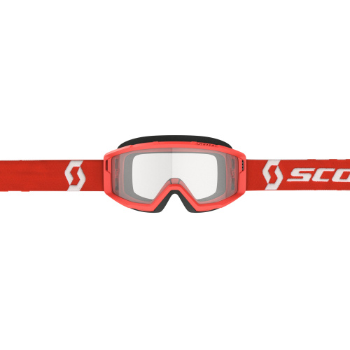 Scott очки кроссовые Primal Red прозрачная линза в Владивостоке