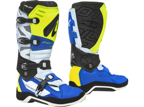 Forma Ботинки Pilot YellowFluo/White/Blue в Владивостоке