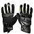 Sweep Перчатки кожаные+текстиль Hammer Black/Yellow в Владивостоке