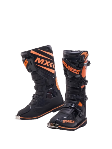 Starezzi Мотоботы Roma Black/Orange в Владивостоке
