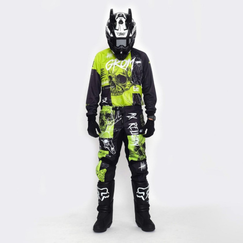 Grom Джерси MX Religion lime в Владивостоке