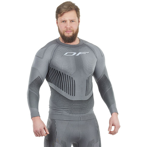 Dragonfly Термофутболка 3DThermo Grey с длинным рукавом в Владивостоке