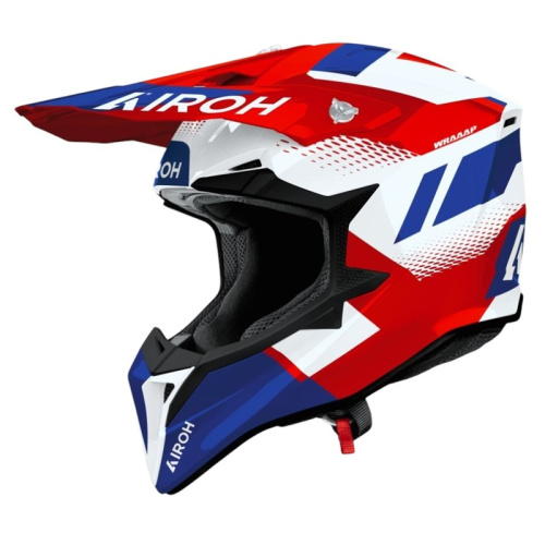 Airoh Шлем Wraaap Vision Red-Blue Gloss в Владивостоке