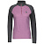 Scott Термокофта женская  Zip Defined Merino dark grey melange/cassis pink в Владивостоке