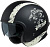 IXS Шлем Jet Helmet iXS 880 2.0 Черно-белый матовый в Владивостоке