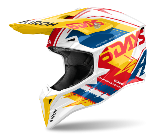 Airoh Мотошлем Wraaap Sixdays Spain 2024 Glossy в Владивостоке