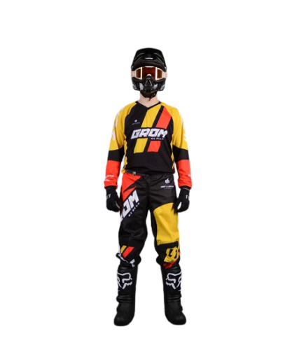 Grom Штаны кроссовые Race Redyellow в Владивостоке