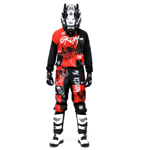 Grom Джерси + штаны MX Religion red в Владивостоке