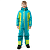 Dragonfly Зимний утепленный комбинезон Gravity Teenager Dark Green - Lime 2025 в Владивостоке