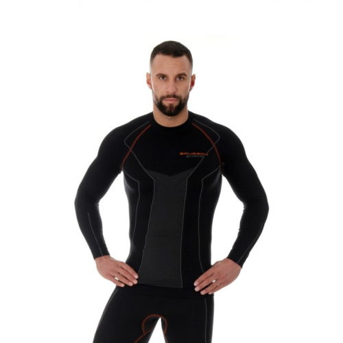 Brubeck Футболка мужская Thermo Protect черный в Владивостоке