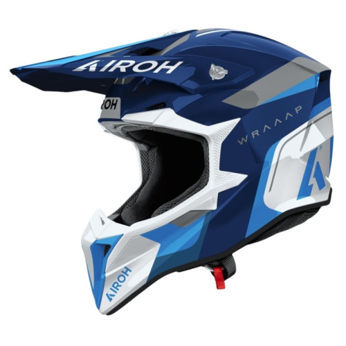 Airoh Шлем Wraaap Conquer Blue Gloss в Владивостоке
