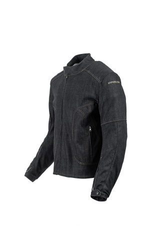 Hyperlook Мотокуртка джинсовая Lion denim Синий в Владивостоке