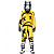 Grom Штаны кроссовые Sadman Yellow в Владивостоке