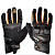 Sweep Перчатки кожаные+текстиль Hammer Black/Orange в Владивостоке