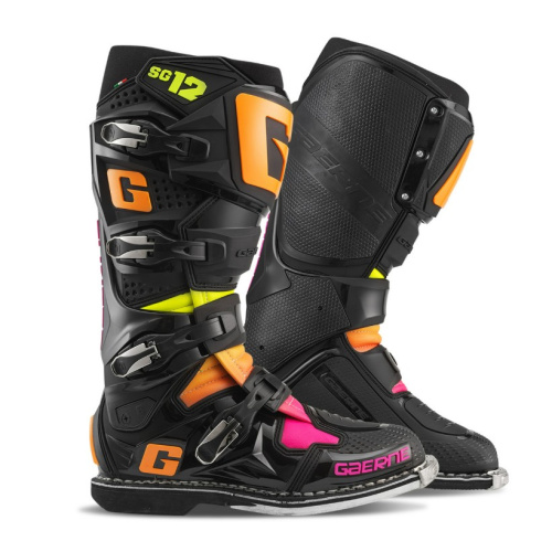 Gaerne Мотоботы SG-12 Black/Orange/Pink в Владивостоке