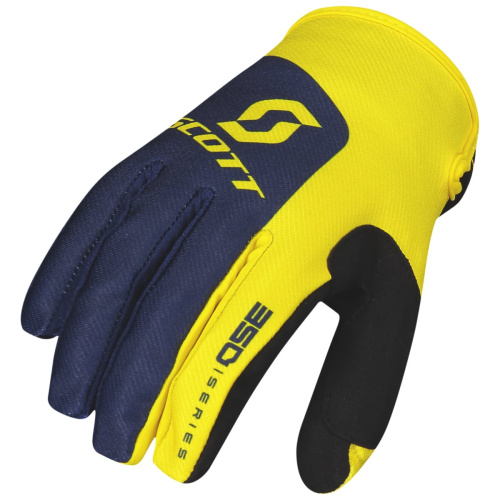 Scott Перчатки 350 Track blue/yellow в Владивостоке